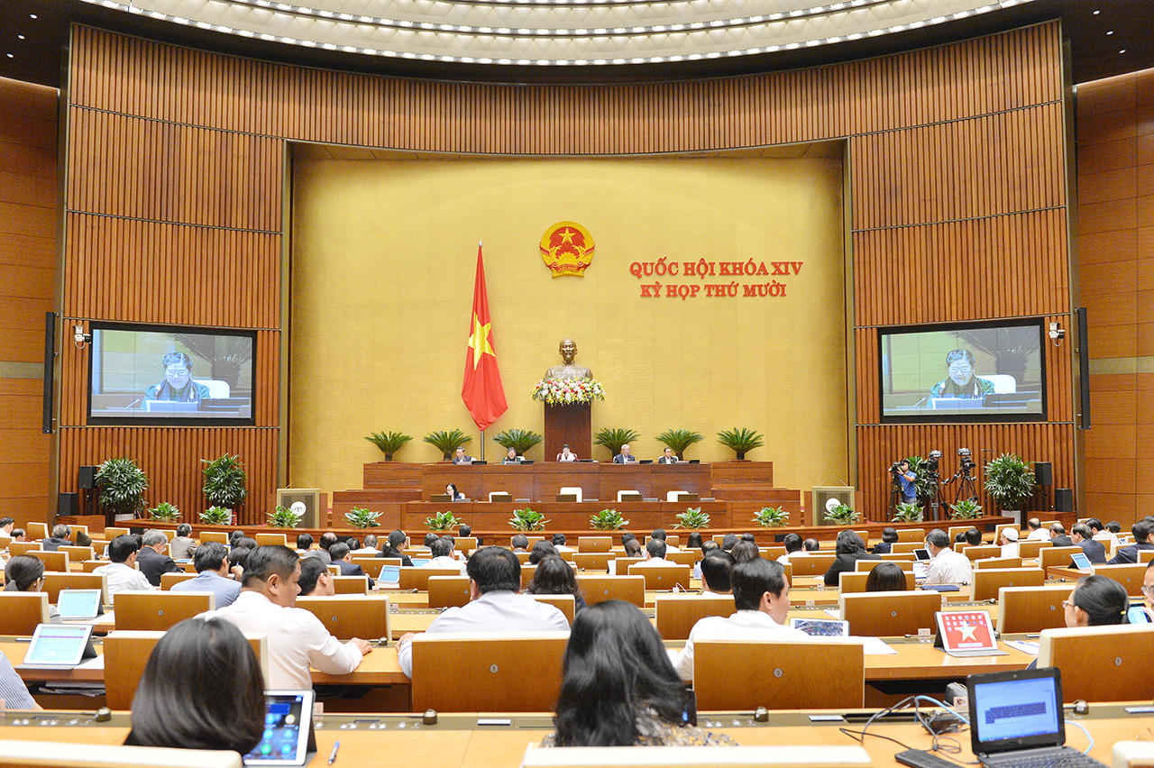 Thông cáo báo chí số 16 Kỳ họp thứ 10, Quốc hội khóa XIV