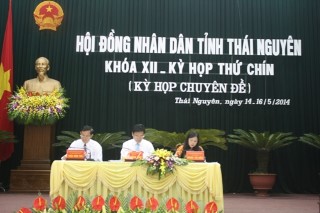 Lãnh đạo Ban Công tác đại biểu dự Kỳ họp thứ 9, Hội đồng nhân dân tỉnh Thái Nguyên