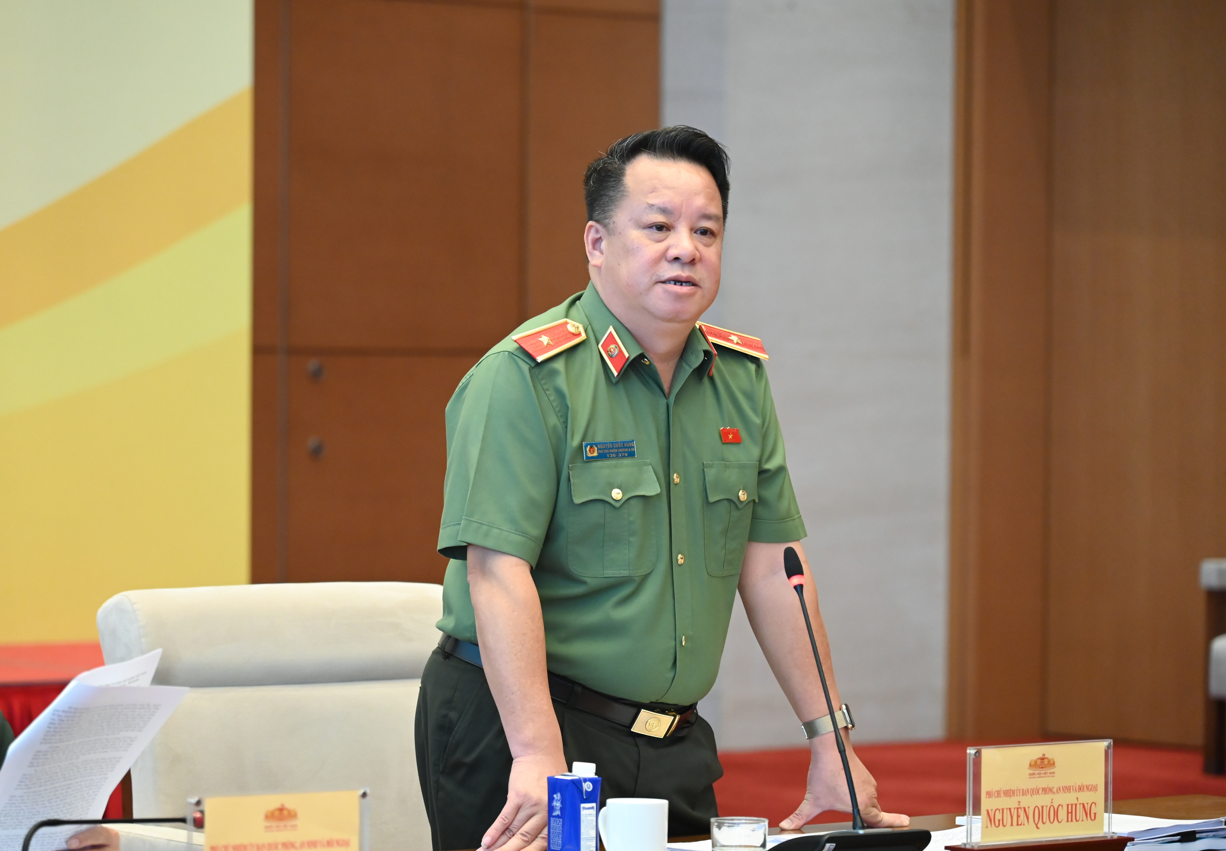 Ủy ban Quốc phòng, An ninh và Đối ngoại thẩm tra chính thức dự án Luật sửa đổi, bổ sung một số điều của 10 luật có liên quan đến an ninh, trật tự