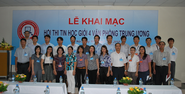 Hội thi tin học giỏi 4 Văn phòng Trung ương năm 2010