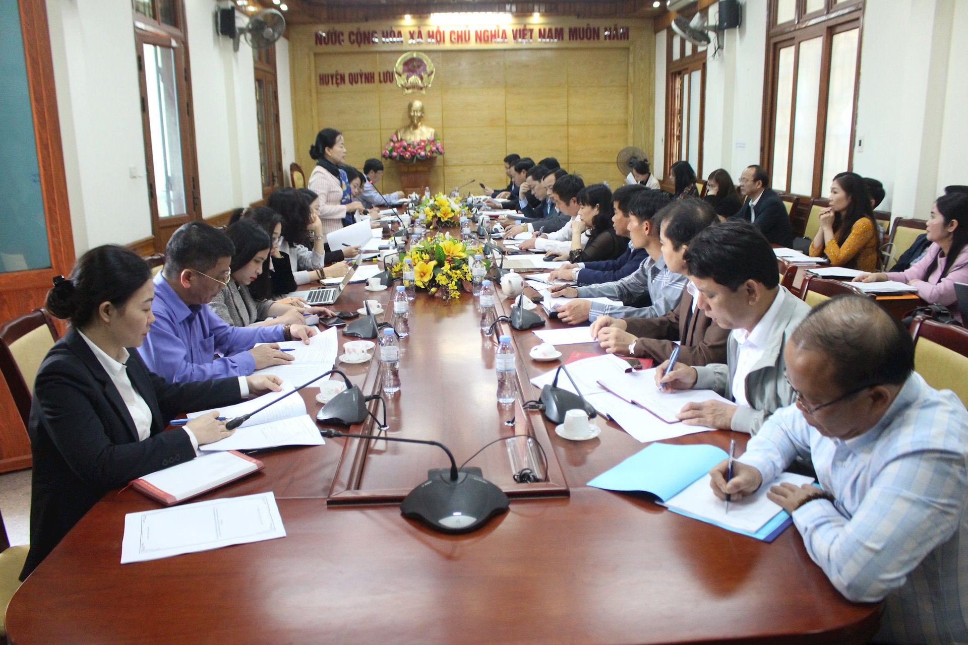 Ủy ban Xã hội của Quốc hội làm việc với huyện Quỳnh Lưu về thực hiện chính sách, pháp luật bình đẳng giới