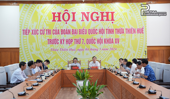 HỘI NGHỊ TIẾP XÚC CỬ TRI TRƯỚC KỲ HỌP THỨ 7, QUỐC HỘI KHOÁ XV