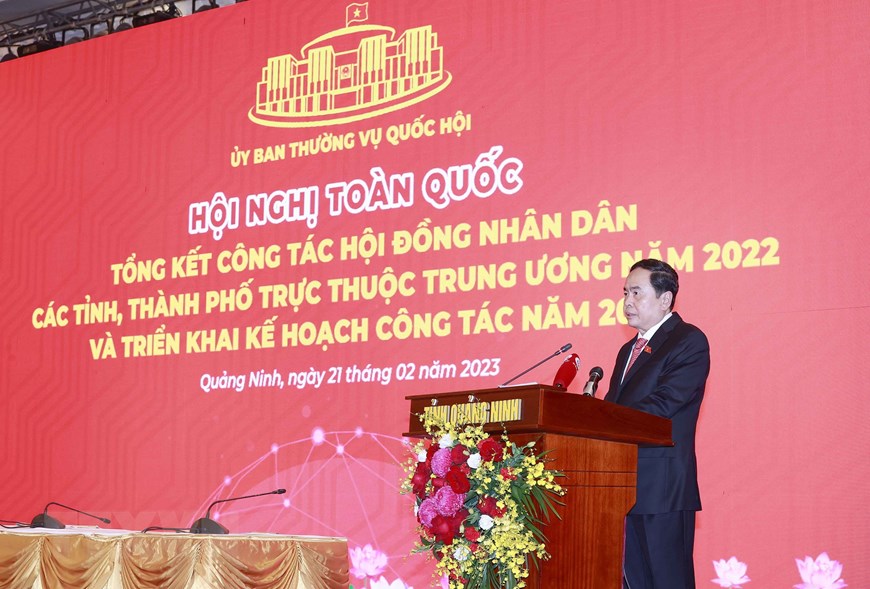 PHÓ CHỦ TỊCH THƯỜNG TRỰC QUỐC HỘI PHÁT BIỂU KHAI MẠC HỘI NGHỊ TOÀN QUỐC TỔNG KẾT CÔNG TÁC HỘI ĐỒNG NHÂN DÂN CÁC TỈNH, THÀNH PHỐ TRỰC THUỘC TRUNG ƯƠNG