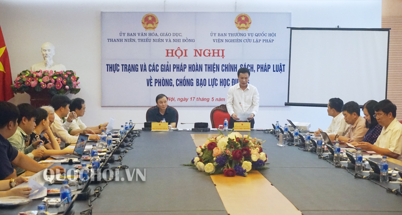 THỰC TRẠNG VÀ GIẢI PHÁP HOÀN THIỆN CHÍNH SÁCH, PHÁP LUẬT VỀ PHÒNG, CHỐNG BẠO LỰC HỌC ĐƯỜNG