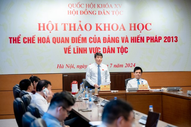 CHỦ TỊCH HỘI ĐỒNG DÂN TỘC Y THANH HÀ NIÊ KĐĂM: CẦN THIẾT BAN HÀNH LUẬT VỀ LĨNH VỰC DÂN TỘC