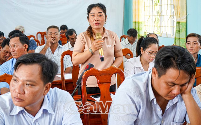 Cà Mau: Cử tri gửi gắm nhiều vấn đề đến đại biểu Quốc hội