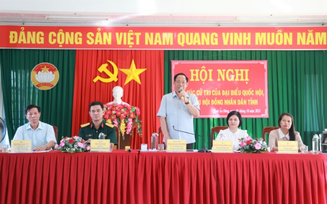 Phó Chủ tịch Quốc hội Trần Quang Phương chỉ đạo lập đoàn giám sát về giải quyết khiếu nại, tố cáo tại xã Tịnh Ấn Đông