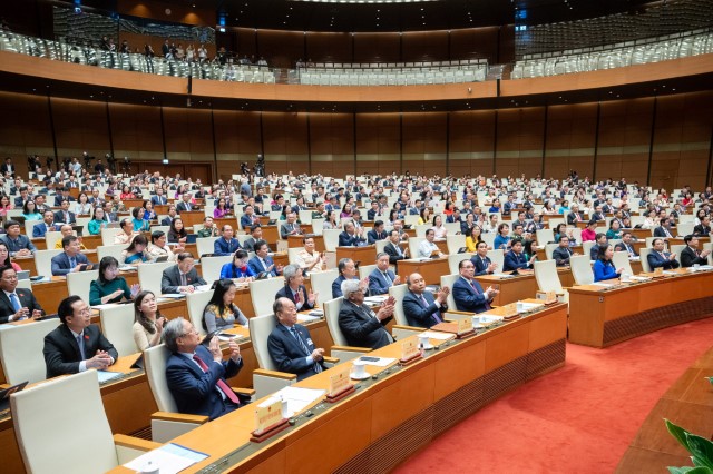 HÌNH ẢNH ĐOÀN ĐBQH CÁC TỈNH/THÀNH TẠI PHIÊN KHAI MẠC KỲ HỌP THỨ 7, QUỐC HỘI KHOÁ XV