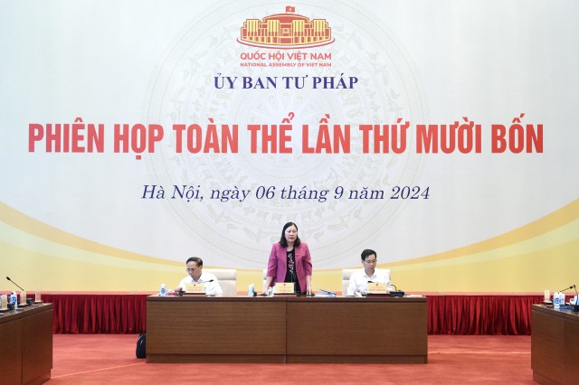 Ủy ban Tư pháp của Quốc hội họp Phiên toàn thể lần thứ 14