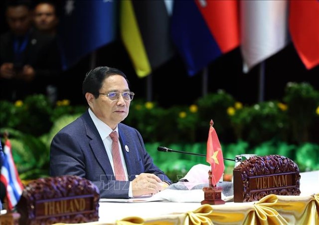 Hội nghị Cấp cao ASEAN: Thủ tướng Phạm Minh Chính nêu 3 đề xuất tăng cường hợp tác 'Cộng đồng châu Á phát thải ròng bằng 0'