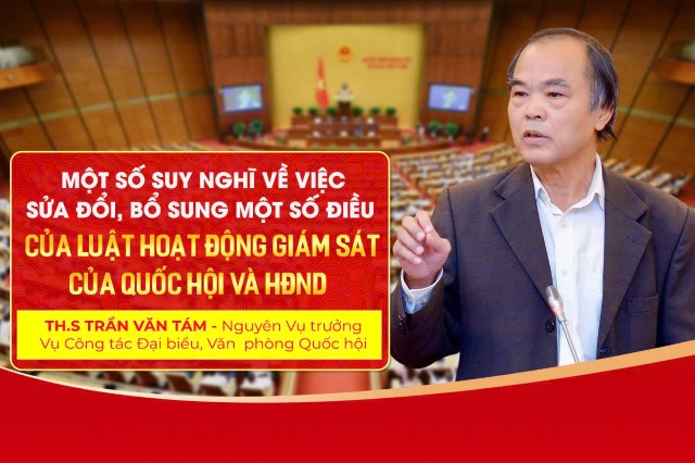 Một số suy nghĩ về việc sửa đổi, bổ sung một số điều của Luật Hoạt động giám sát của Quốc hội và Hội đồng nhân dân