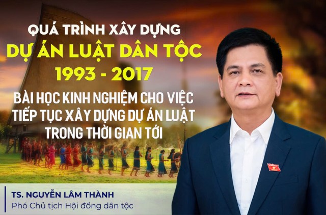 Quá trình xây dựng dự án Luật Dân tộc từ 1993-2017, bài học kinh nghiệm cho việc xây dựng dự án Luật trong thời gian tới