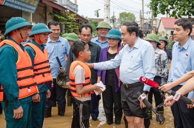 Lãnh đạo Nghị viện các nước gửi thư thăm hỏi, chia buồn với Việt Nam về ảnh hưởng của cơn bão số 3