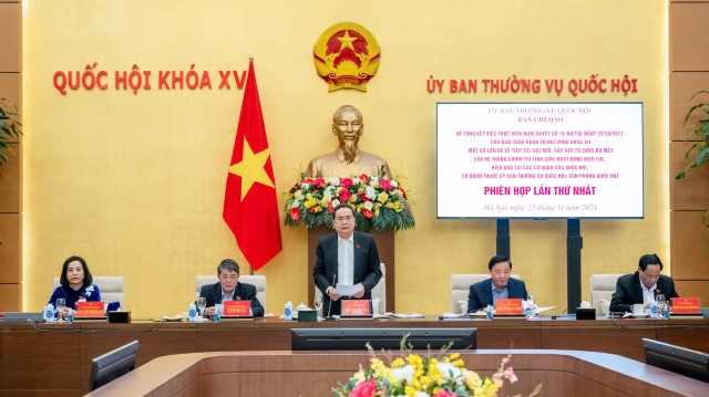 Chủ tịch Quốc hội Trần Thanh Mẫn chủ trì Phiên họp thứ nhất Ban Chỉ đạo về tổng kết thực hiện Nghị quyết số 18-NQ/TW