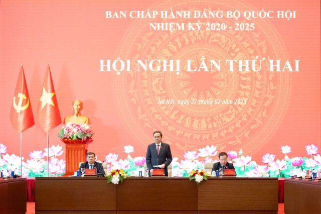 Chủ tịch Quốc hội Trần Thanh Mẫn chủ trì Hội nghị lần thứ Hai, Ban Chấp hành Đảng bộ Quốc hội nhiệm kỳ 2020 – 2025