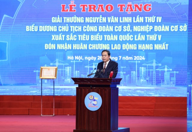 TOÀN VĂN PHÁT BIỂU CỦA CHỦ TỊCH QUỐC HỘI TRẦN THANH MẪN TẠI LỄ TRAO TẶNG GIẢI THƯỞNG NGUYỄN VĂN LINH LẦN THỨ IV