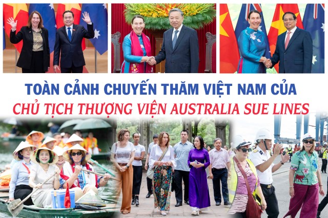 Toàn cảnh chuyến thăm chính thức Việt Nam của Chủ tịch Thượng viện Australia Sue Lines