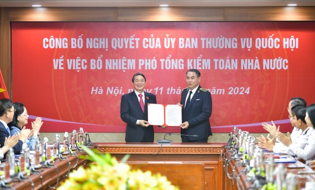 Công bố Nghị quyết của Ủy ban Thường vụ Quốc hội bổ nhiệm Phó Tổng Kiểm toán Nhà nước