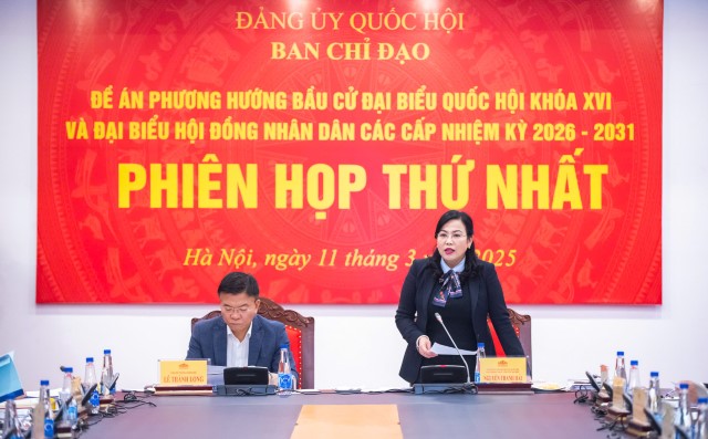 Phiên họp thứ nhất, Ban chỉ đạo Đề án phương hướng bầu cử đại biểu Quốc hội khóa XVI và đại biểu HĐND các cấp nhiệm kỳ 2026-2031