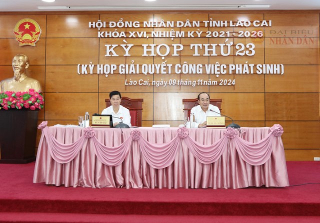 Lào Cai: HĐND tỉnh thông qua 10 Nghị quyết tại Kỳ họp thứ 23