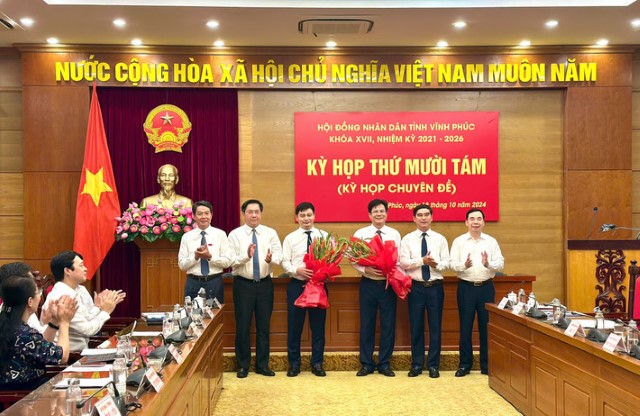 Vĩnh Phúc: Kiện toàn nhân sự UBND tỉnh khóa XVII, nhiệm kỳ 2021 - 2026