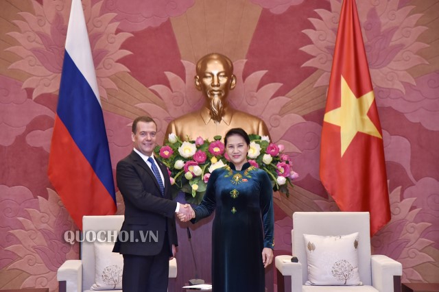 CHỦ TỊCH QUỐC HỘI NGUYỄN THỊ KIM NGÂN HỘI KIẾN THỦ TƯỚNG LIÊN BANG NGA DMITRY MEDVEDEV