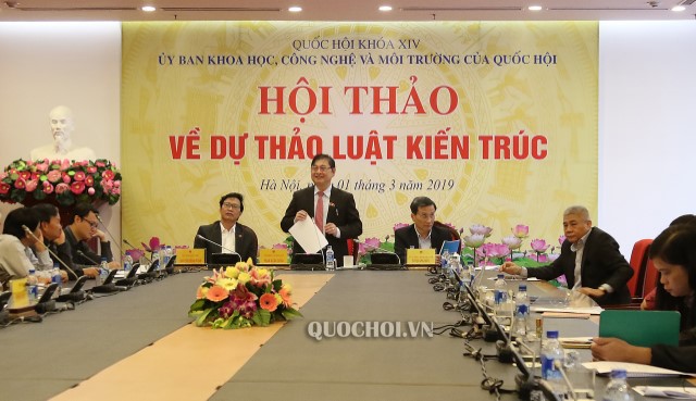 HỘI THẢO VỀ DỰ THẢO LUẬT KIẾN TRÚC