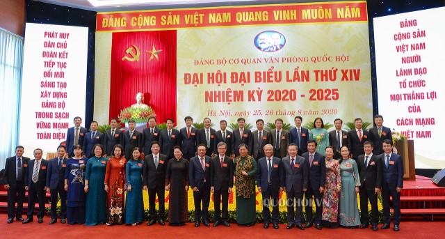 DANH SÁCH 33 ỦY VIÊN BAN CHẤP HÀNH ĐẢNG BỘ CƠ QUAN VĂN PHÒNG QUỐC HỘI KHÓA XIV, NHIỆM KỲ 2020-2025