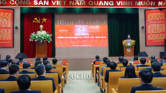 PHÓ CHỦ TỊCH THƯỜNG TRỰC QUỐC HỘI TÒNG THỊ PHÓNG DỰ HỘI NGHỊ TRIỂN KHAI NHIỆM VỤ CÔNG TÁC NĂM 2019 CỦA KIỂM TOÁN NHÀ NƯỚC