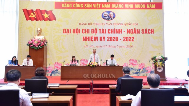 ĐẠI HỘI CHI BỘ TÀI CHÍNH – NGÂN SÁCH NHIỆM KỲ 2020-2022