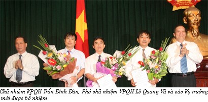 Văn phòng Quốc hội triển khai công tác chuẩn bị Kỳ họp thứ Sáu, QH Khóa XII và bổ nhiệm, điều động ba vụ trưởng mới