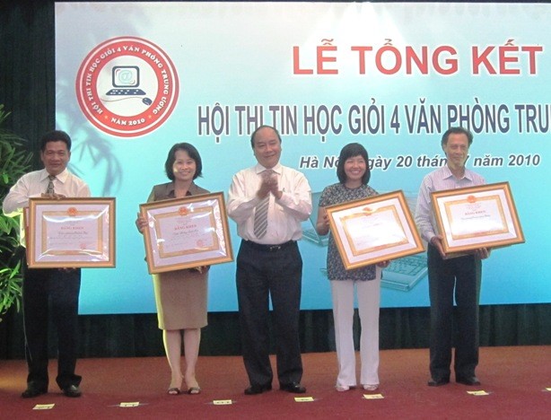 Tổng kết Hội thi tin học giỏi 4 Văn phòng Trung ương