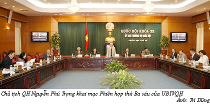 Khai mạc Phiên họp thứ Ba sáu của UBTVQH