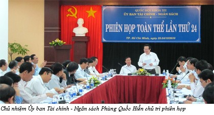 Ủy ban Tài chính và Ngân sách họp Phiên toàn thể lần thứ 24