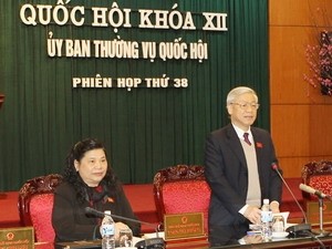 Khai mạc phiên họp 38 Ủy ban Thường vụ Quốc hội