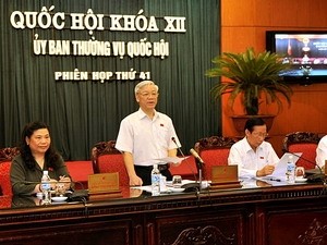 Khai mạc phiên họp 41 Ủy ban Thường vụ Quốc hội