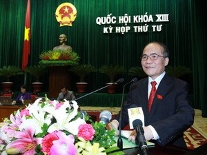 Hôm qua, 22-10, tại Hà Nội: Khai mạc trọng thể kỳ họp thứ tư, Quốc hội khóa XIII