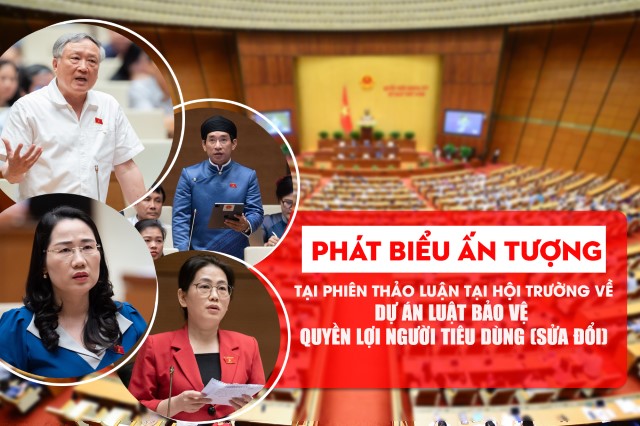 PHÁT BIỂU ẤN TƯỢNG TẠI PHIÊN THẢO LUẬN VỀ DỰ ÁN LUẬT BẢO VỆ QUYỀN LỢI NGƯỜI TIÊU DÙNG (SỬA ĐỔI)