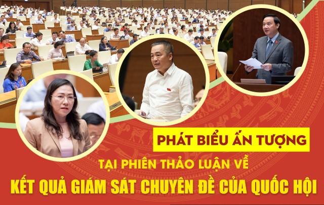 PHÁT BIỂU ẤN TƯỢNG TẠI PHIÊN THẢO LUẬN VỀ KẾT QUẢ GIÁM SÁT CHUYÊN ĐỀ CỦA QUỐC HỘI