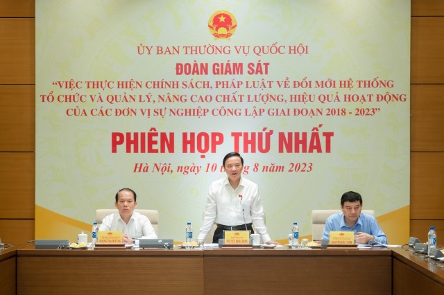 BAN HÀNH KẾ HOẠCH CHI TIẾT GIÁM SÁT VIỆC THỰC HIỆN CHÍNH SÁCH, PHÁP LUẬT VỀ HOẠT ĐỘNG CỦA CÁC ĐƠN VỊ SỰ NGHIỆP CÔNG LẬP GIAI ĐOẠN 2018-2023