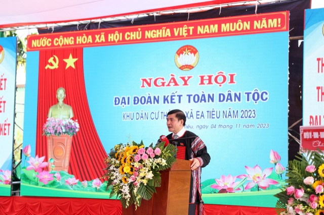 TỔNG THƯ KÝ QUỐC HỘI DỰ NGÀY HỘI ĐẠI ĐOÀN KẾT TOÀN DÂN TỘC TẠI ĐẮK LẮK