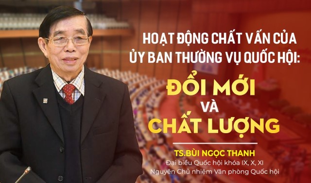 GÓC NHÌN: HOẠT ĐỘNG CHẤT VẤN CỦA ỦY BAN THƯỜNG VỤ QUỐC HỘI - ĐỔI MỚI VÀ CHẤT LƯỢNG