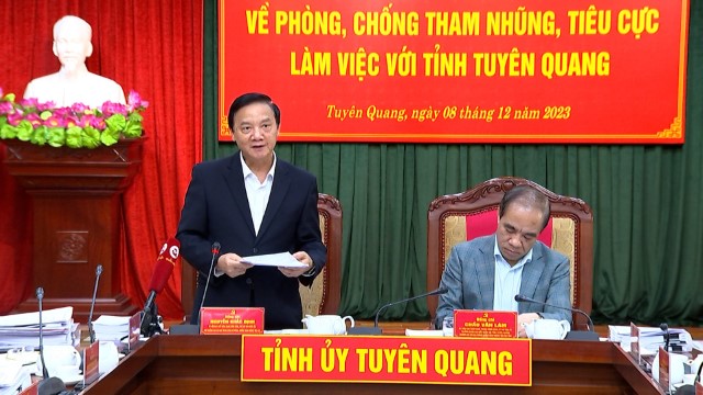 PHÓ CHỦ TỊCH QUỐC HỘI NGUYỄN KHẮC ĐỊNH: COI TRỌNG CẢ PHÒNG VÀ CHỐNG, PHÒNG CHỐNG THAM NHŨNG VÀ PHÒNG CHỐNG TIÊU CỰC