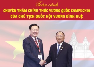 TOÀN CẢNH CHUYẾN THĂM CHÍNH THỨC VƯƠNG QUỐC CAMPUCHIA CỦA CHỦ TỊCH QUỐC HỘI VƯƠNG ĐÌNH HUỆ