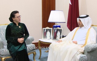 CHỦ TỊCH QUỐC HỘI NGUYỄN THỊ KIM NGÂN HỘI KIẾN THỦ TƯỚNG QATAR