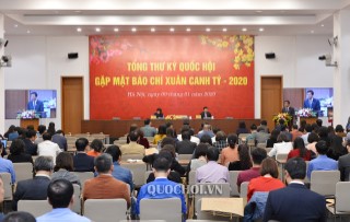 TỔNG THƯ KÝ QUỐC HỘI NGUYỄN HẠNH PHÚC GẶP MẶT BÁO CHÍ NHÂN DỊP XUÂN CANH TÝ -  2020