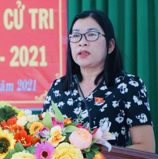 ĐẠI BIỂU BỐ THỊ XUÂN LINH: LINH HOẠT TRONG VIỆC TIẾP XÚC CỬ TRI, THÍCH ỨNG AN TOÀN VỚI DỊCH COVID 19