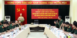 Thường trực Ủy ban Quốc phòng- An ninh khảo sát tại Bộ Tư lệnh Pháo binh