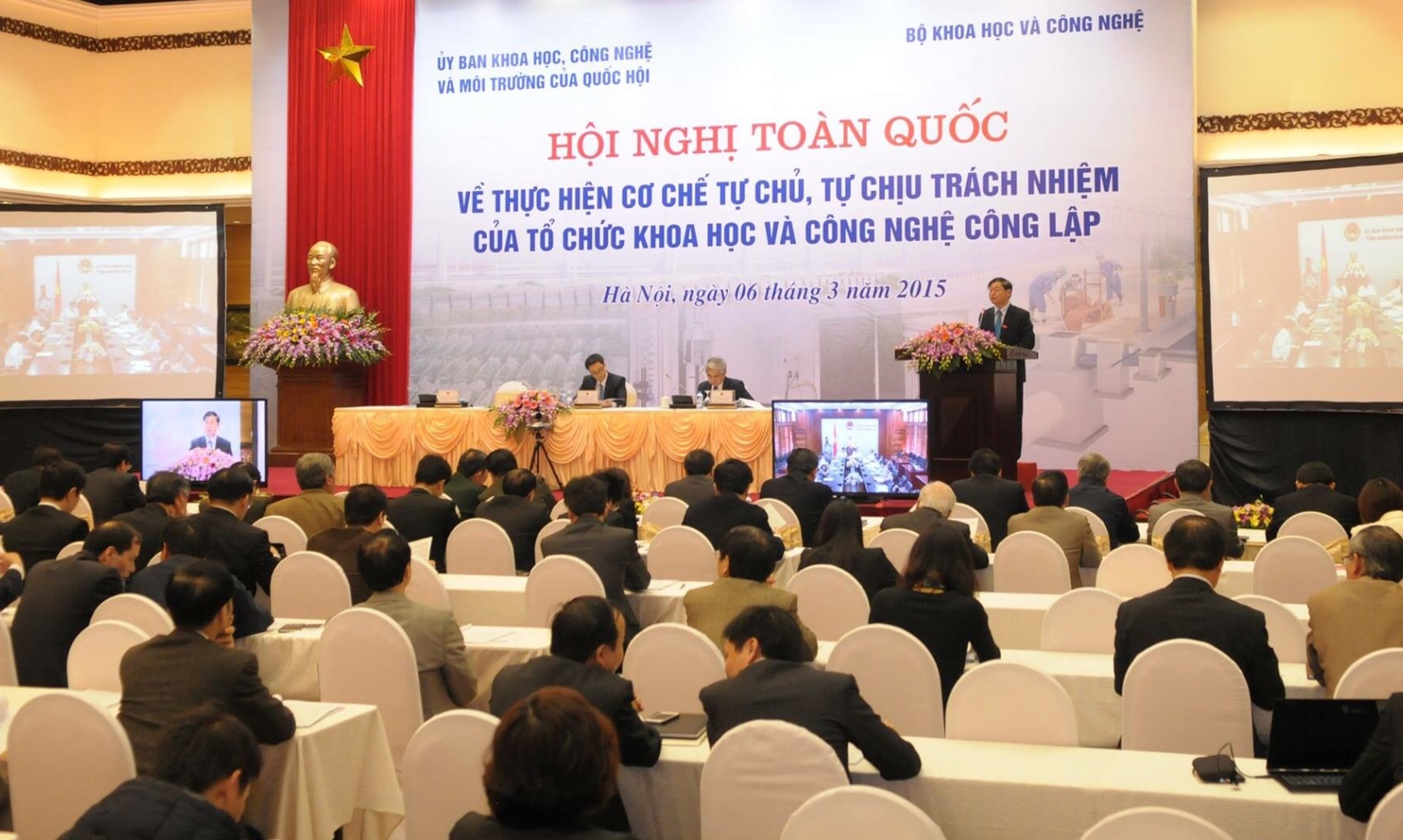 Hội nghị trực tuyến toàn quốc về thực hiện cơ chế tự chủ, tự chịu trách nhiệm của các tổ chức khoa học và công nghệ công lập