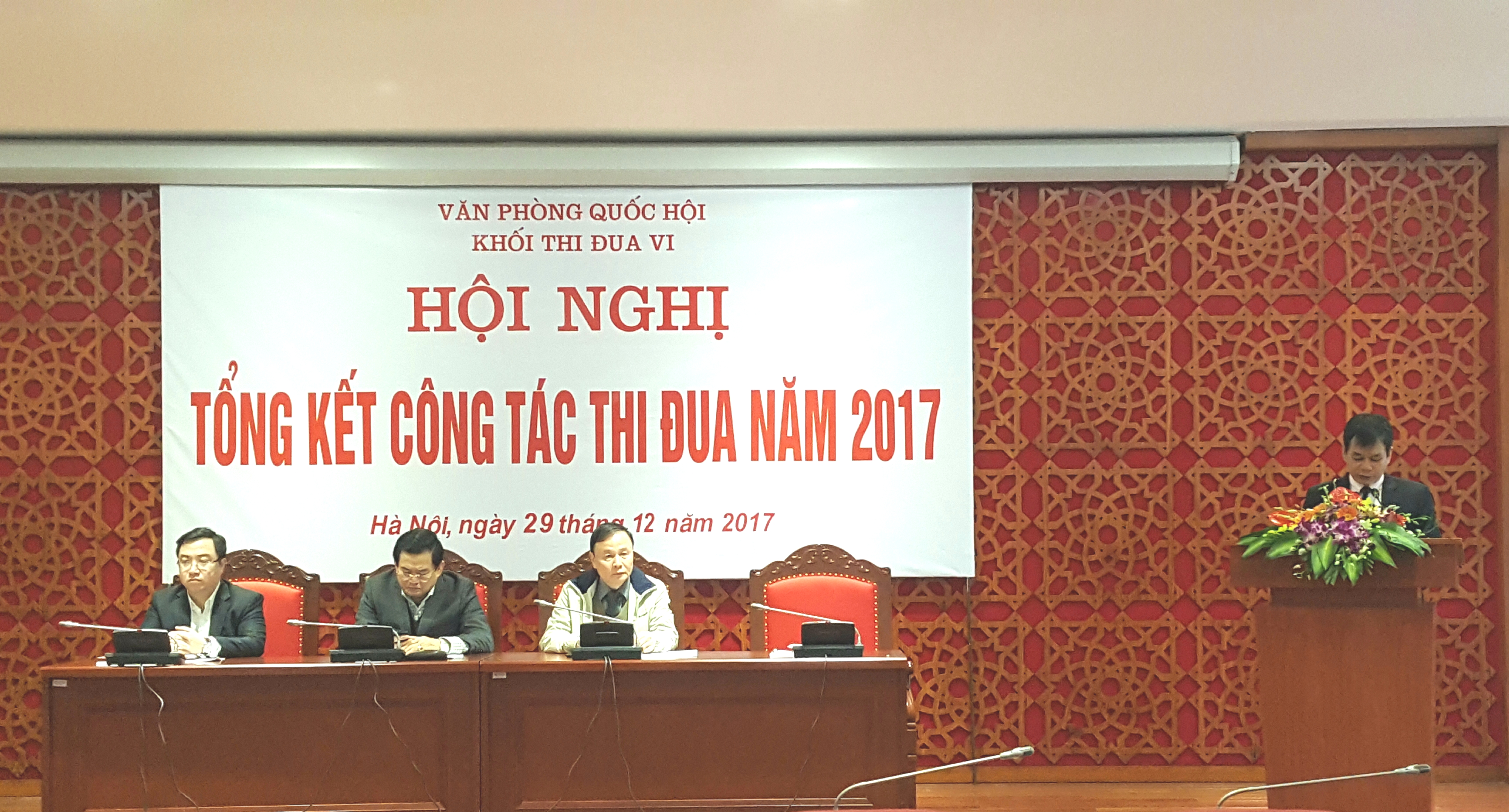 HỘI NGHỊ TỔNG KẾT THI ĐUA NĂM 2017 CỦA VIỆN NGHIÊN CỨU LẬP PHÁP